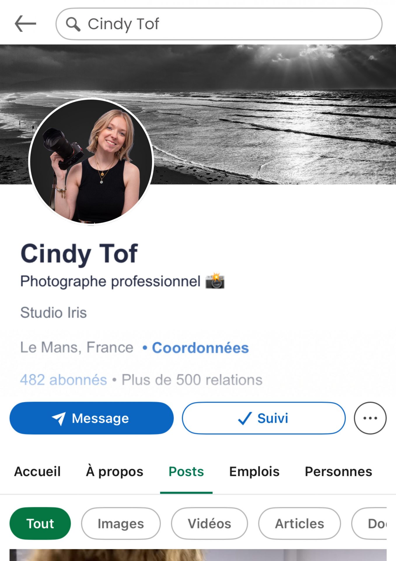 Portrait professionnel pour un profil LinkedIn